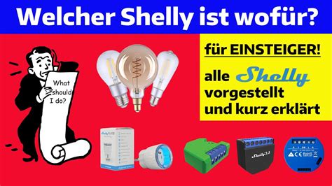 Ich stelle alle aktuellen Shellys vor und erkläre kurz wofür man ...