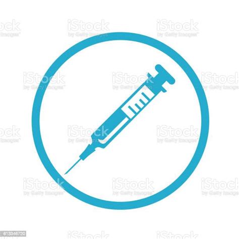 주사기 아이콘크기 건강관리와 의술에 대한 스톡 벡터 아트 및 기타 이미지 건강관리와 의술 백신접종 벡터 Istock