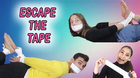 Escape The Tape Hogtie Escape Challenge With Tickle Duct Tape In 2021