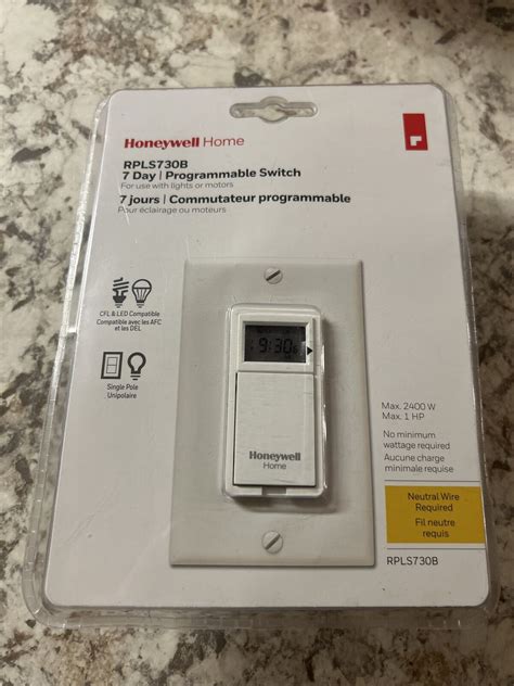 Honeywell Home Rpls B Day Programmable Switch Ebay