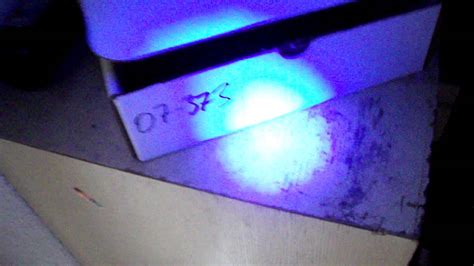 UV LED Lampe, 405nm - YouTube