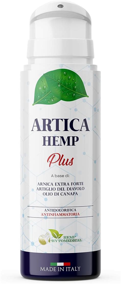 HEMP PHYTOMEDICAL ARTICA Hemp Plus Arnica PURA Uso Umano Artiglio