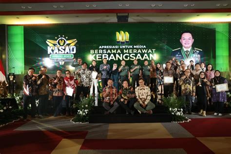 Apresiasi Peran Media Tni Ad Gelar Kasad Award Malang Pariwara