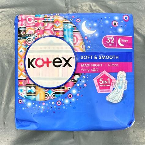 Kotex Soft Smooth Maxi Night 32cm Wing Pads Lazada