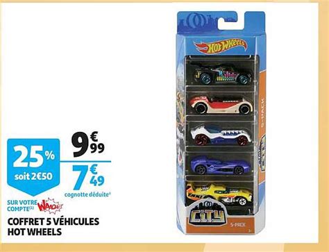 Promo Coffret Véhicules Hot Wheels chez Auchan iCatalogue fr
