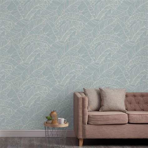 Superfresco Easy Kaya Duck Egg Wallpaper Wilko