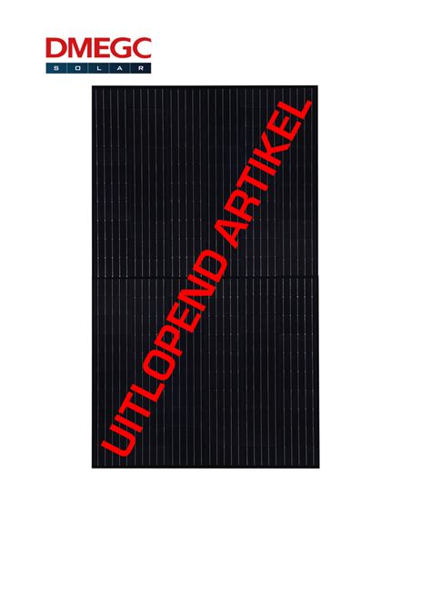 Dmegc Mono Full Black Half Cel Vdh Solar D Pv Totaalleverancier