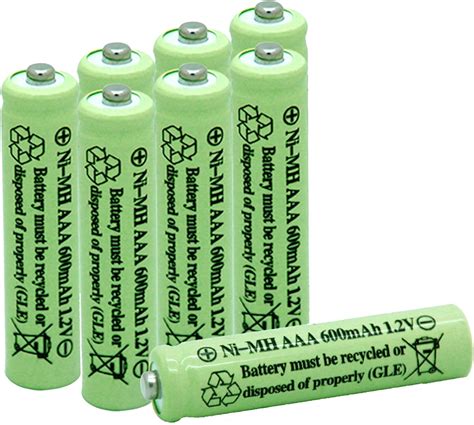 Electronics Qblpower 1 2v Aaa Nicd 600mah Triple A Rechargeable Battery Cell For Solar Lights