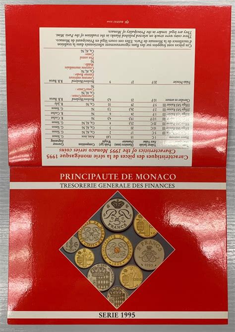 Monaco Year Set Fdc Monnaies Catawiki