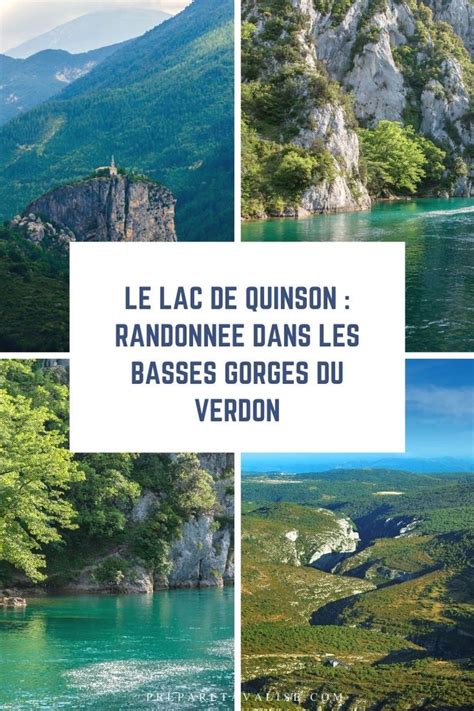 Le Lac De Quinson Randonn E Dans Les Basses Gorges Du Verdon Aix En