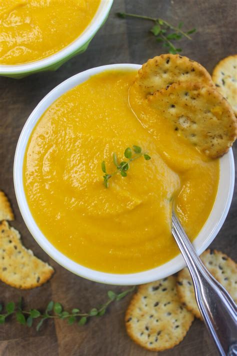 Maple Roasted Butternut Squash Carrot Soup Sungrown Kitchen