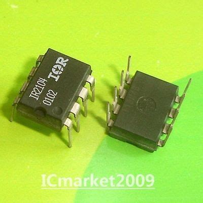 10 PCS IR2104 DIP 8 IR2104PBF High And Low Side Half Bridge Driver Chip