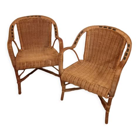 Fauteuils Rotin Ancien Selency