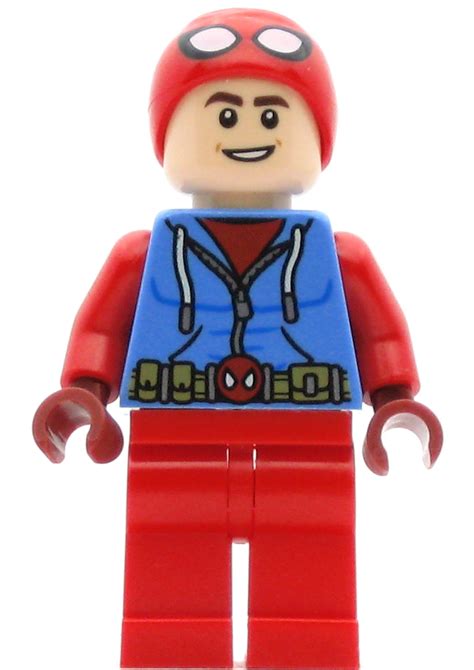 LEGO Spider-Man Minifigure Spider-Man - Homemade Suit with C