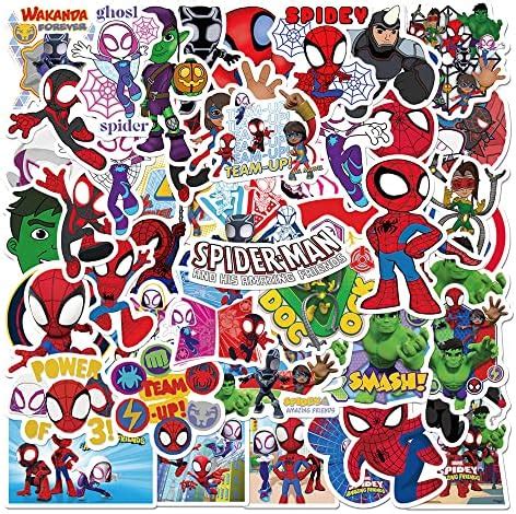 Amazon 50 PCS Spidey And His Amazing Friends Sticker Waterproof