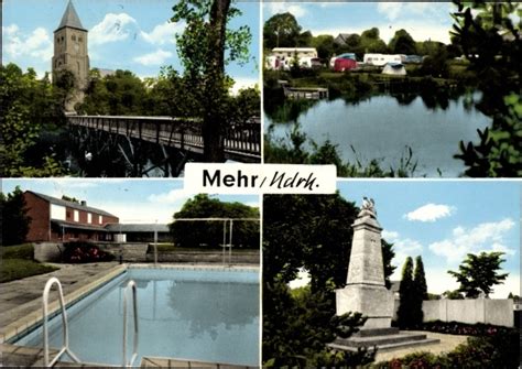 Ansichtskarte Postkarte Mehr Kronenburg Kirche Brücke akpool de