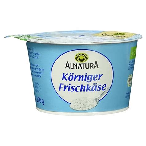 Alnatura Bio Körniger Frischkäse 200g Amazonde Lebensmittel And Getränke