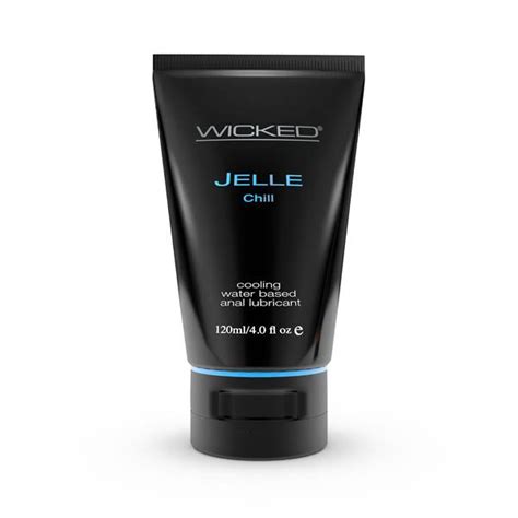 Wicked Jelle Chill Cooling Water Based Anal Lubricant My Temptations