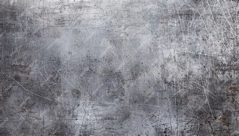 Grunge Weathered Scratched Gray Metal Texture Background Wallpaper