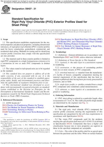 Astm D Standard Specification For Rigid Poly Vinyl Chloride 44958 Hot