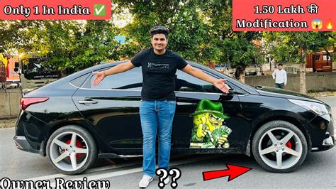 Hyundai Black Verna Full Modified Lakh Modification