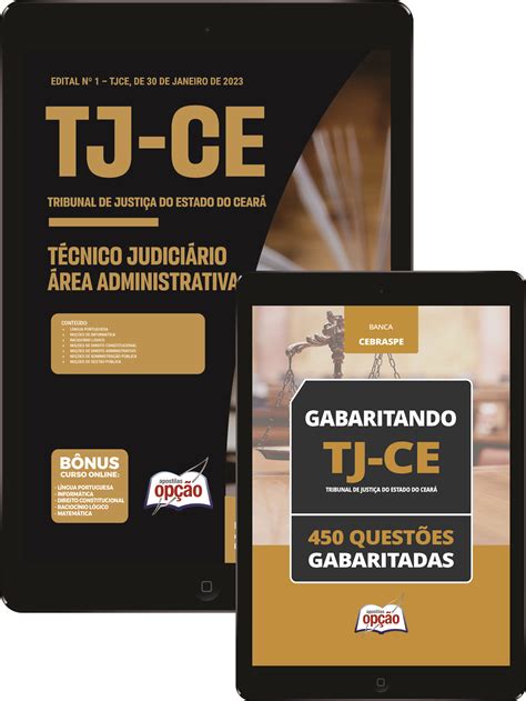 Combo Digital TJ CE Técnico Judiciário Área Técnico Administrativa