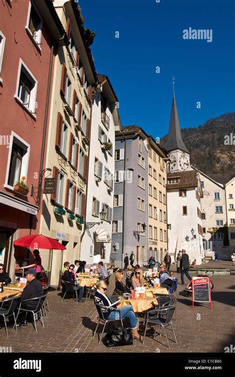 Old town, Chur, Switzerland Stock Photo - Alamy