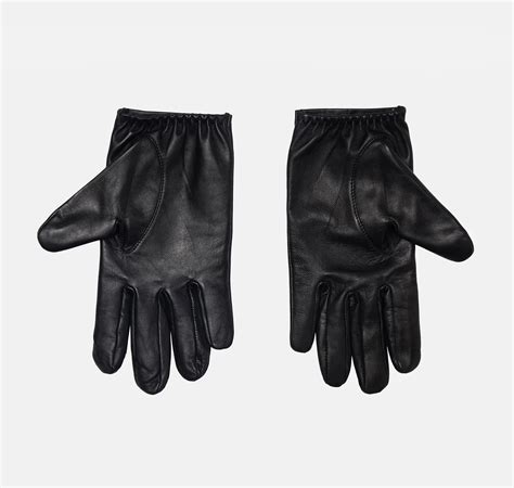 Găng Tay Stussy Ss Link Leather Gloves Black 138902 Authentic Shoes