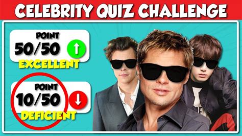 Guess The Celebrity Top 50 Famous People Celebrity Quiz Youtube