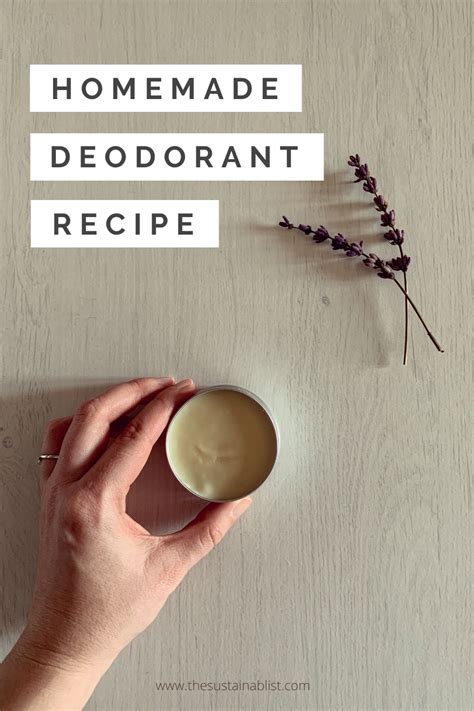 Homemade Deodorant Artofit