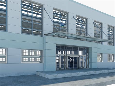 Warehouse Interior And Exterior 3d Model 3d Model Cgtrader