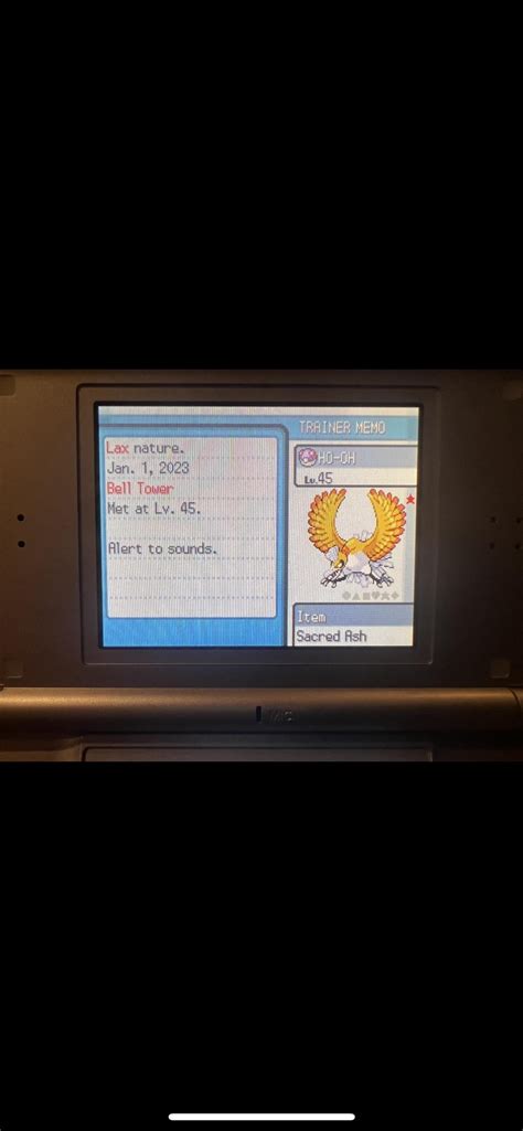 [Gen 4] Heartgold legendaries : r/ShinyPokemon