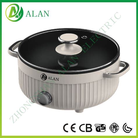 Multi Function Portable Non Stick Cooker Pan Hotpot Multifunction 2L Mini Cooking Electric Hot