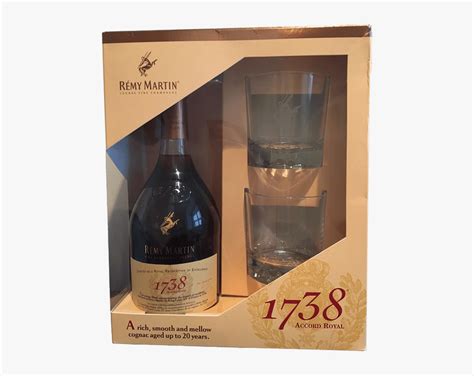 Remy Martin 1738 Gift - Remy Martin 1738 Gift Set, HD Png Download ...