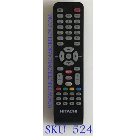CONTROL REMOTO HITACHI SMART TV / NUMERO DE PARTE 06-IRPT49-CRC199 ...