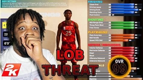 BEST LOB THREAT BUILD ON NBA 2K23 NEXT GEN YouTube