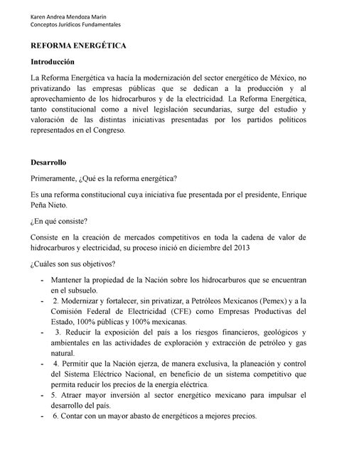 Reforma Energética La Reforma Energética tanto constitucional como a