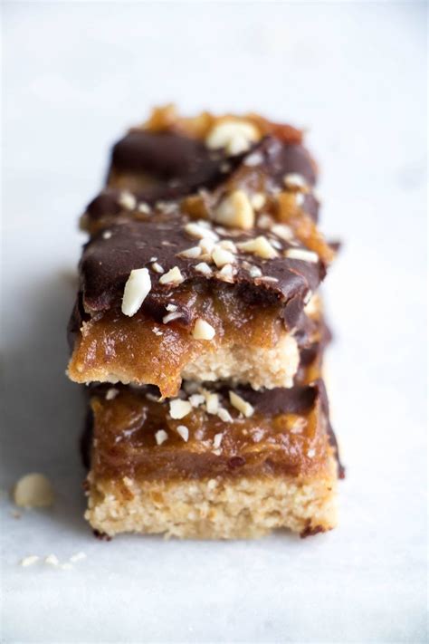 Gooey Raw Caramel Biscuit Bars Recipe Biscuit Bar Caramel Biscuits