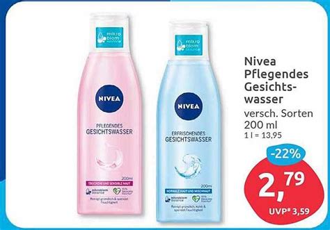 Nivea Pflegendes Gesichtswasser Angebot Bei Budni 1Prospekte De