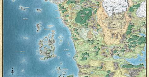 My Realms: A Hi-Res Copy of the Sword Coast Adventurer's Guide Map