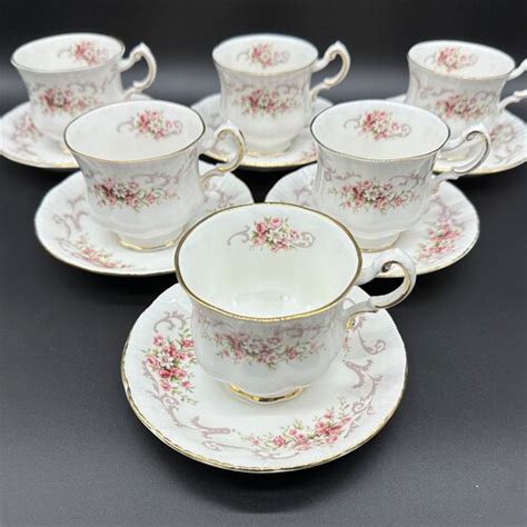 Paragon Roses Fine Bone China Tea Cup And Saucer Etsy