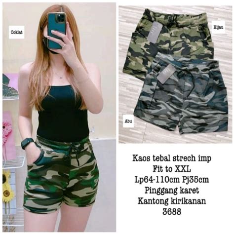 Jual Celana Pendek Army Celana Pendek Wanita Import Hot Panst Import Shopee Indonesia