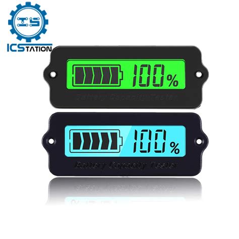 Ly W Lead Acid Battery Capacity Indicator Lcd Blue Green V V V