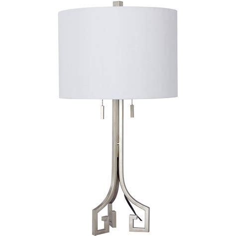 Fangio Lighting 1506CG 27 Modern Metal Table Lamp Champagne Gold