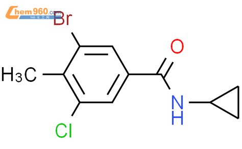 Benzamide Bromo Chloro N Cyclopropyl Methyl Cas