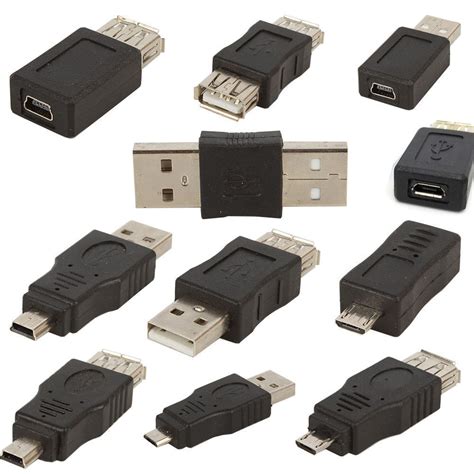 Otg F M Usb Stecker Auf Buchse Micro Usb Mini Wechsler Adapter