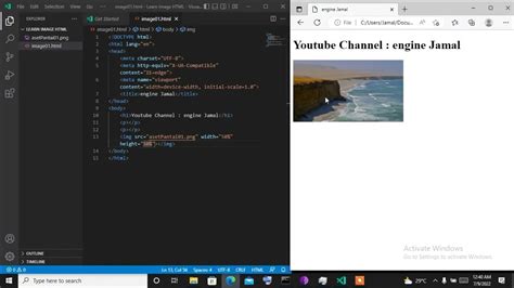 Adding Background Image In Html Code Using Visual Studio Code Hot Sex