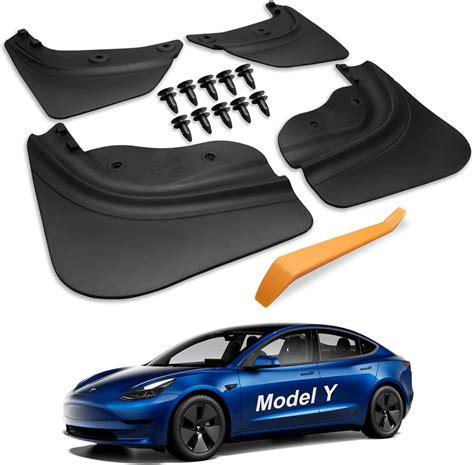 Spurtar For Tesla Model Y Mud Flaps 2023 2020 Splash Guard Fender No