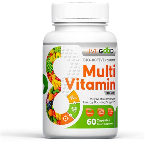 Bio Active Complete Multi Vitamin For Men By Livegood