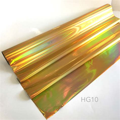 Holographic Gold Foil G10 Hot Stamping Foil Per Linear Meter All You Can Stick